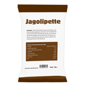 Jagolipette Cookie Healthy 3 chocolat - back
